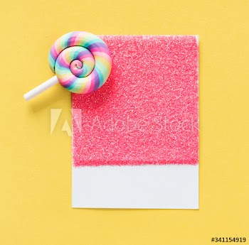 Colorful and cute lolipop candy