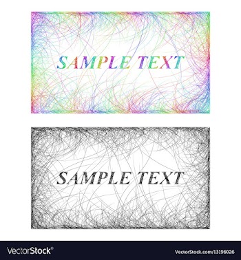 Colorful and monochrome card frame designs vector image