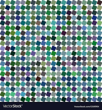 Colorful angular square pattern background vector image