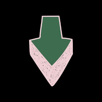 Colorful arrow illustration, minimal hand | Free Vector - rawpixel