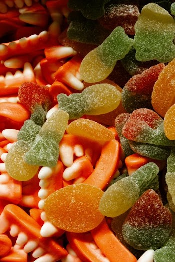 Colorful Assortment of Gummy Candies