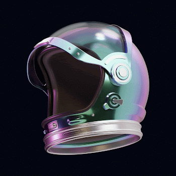 Colorful astronaut helmet, 3D rendering | Free Photo - rawpixel