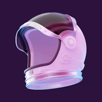 Colorful astronaut helmet, 3D rendering | Free Photo - rawpixel