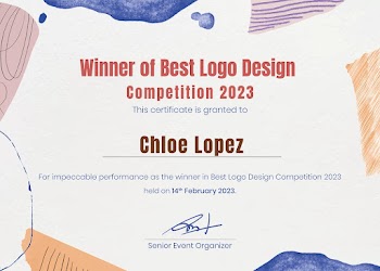 Colorful award certificate template, pastel | Free PSD Template - rawpixel