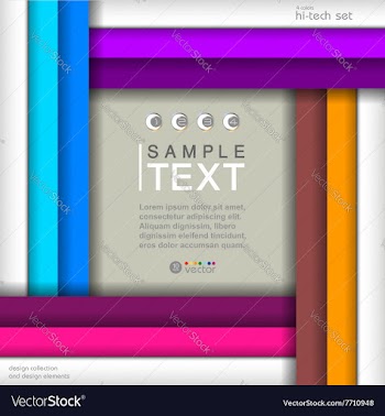 Colorful background for various options art vector image