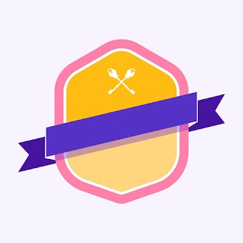 Colorful badge embellished with a banner | Free stock vector - 543060