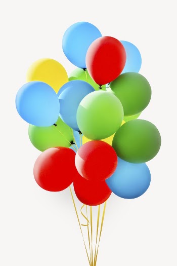 Colorful balloons collage element psd | Free PSD - rawpixel