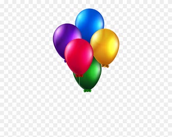 Colorful Balloons Png Clip Art Image - Balloon Clipart Transparent Background