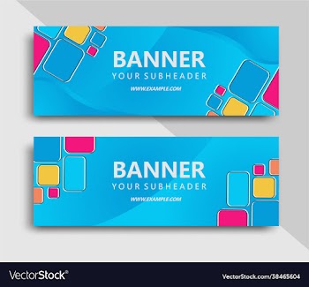 colorful banner template