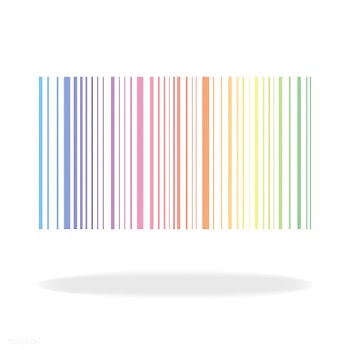 Colorful barcode illustration | Free stock vector - 554160