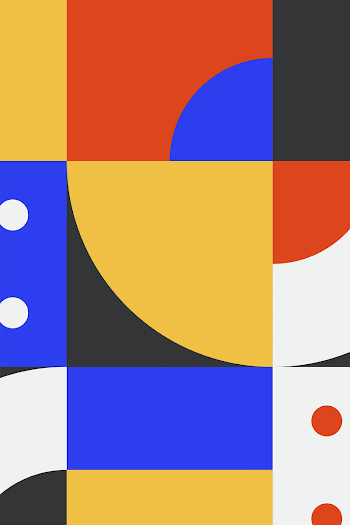 Colorful bauhaus pattern background, retro | Free Photo - rawpixel