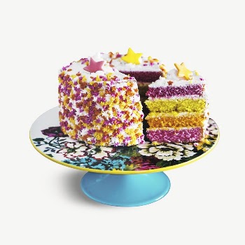 Colorful birthday cake collage element, | Free PSD - rawpixel