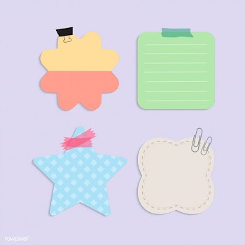 Colorful blank reminder notes vector set | Free stock vector - 524896