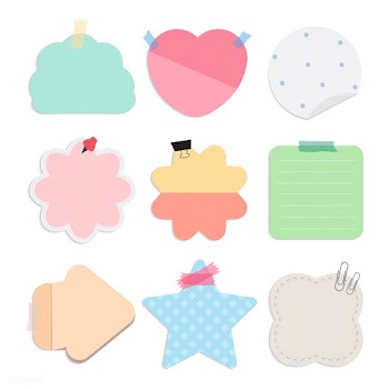 Colorful blank reminder notes vector set | Free stock vector - 524916