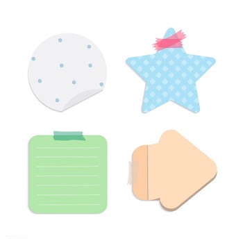 Colorful blank reminder notes vector set | Free stock vector - 524933