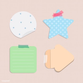 Colorful blank reminder notes vector set | Free stock vector - 524974