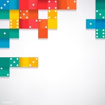 Colorful blocks on blank white background vec.. | Free stock vector - 544304