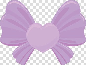 Colorful Bows, pink bow with heart art transparent background PNG clipart