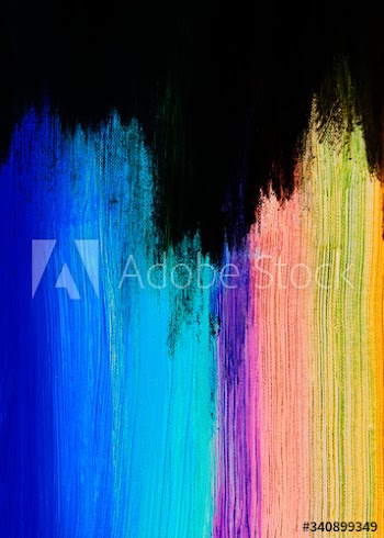 Colorful brush stroke textured background