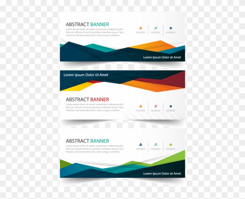 Colorful Business Banner , Banner, Design, Template - Abstract Wallpaper Header Footer