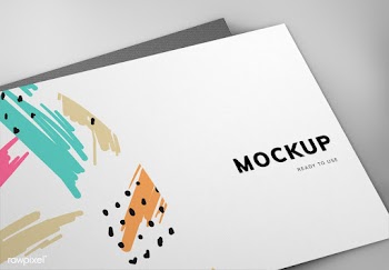 Colorful business card mockup design | Free stock psd mockup - 502729