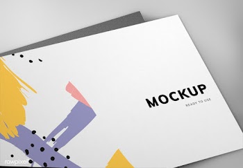 Colorful business card mockup design | Free stock psd mockup - 502748