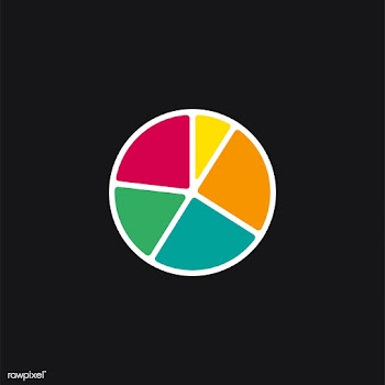 Colorful business pie chart icon illustration | Free stock vector - 504813