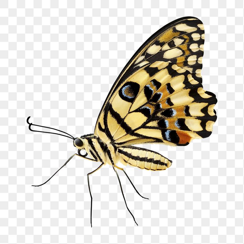 Colorful butterfly png sticker, transparent | Free PNG - rawpixel