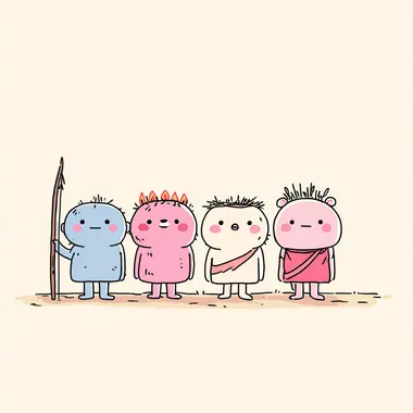 Colorful Cartoon NPC Characters Colorful Cartoon NPC Characters