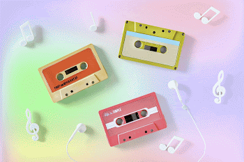 Colorful cassette tape, musical entertainment | Free Photo - rawpixel