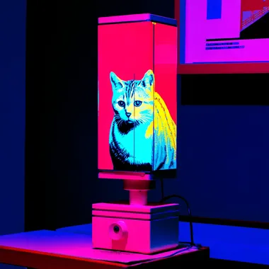 Colorful Cat Luminescent Lamp Colorful Cat Luminescent Lamp