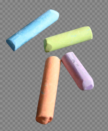 Colorful Chalk PNG Download Image