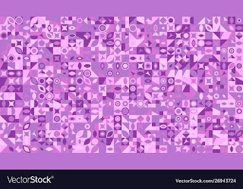 Colorful chaotic abstract geometrical pattern vector image