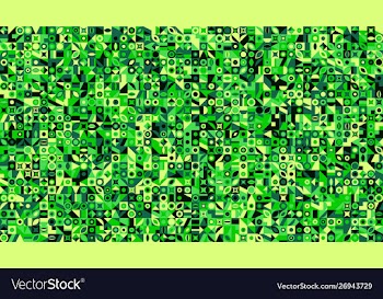 Colorful chaotic abstract mosaic pattern desktop vector image