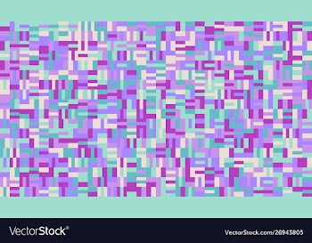 Colorful chaotic abstract rectangle mosaic vector image