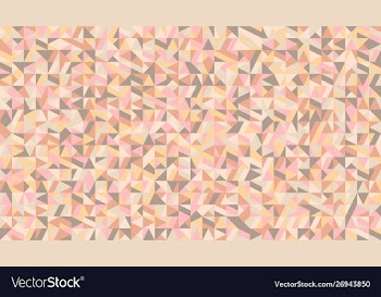 Colorful chaotic abstract triangle mosaic pattern vector image