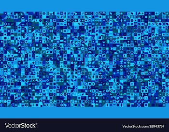 Colorful chaotic geometrical mosaic pattern hd vector image