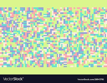 Colorful chaotic random mosaic tile pattern vector image