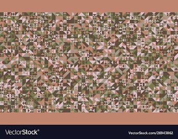Colorful chaotic random polygonal mosaic pattern vector image