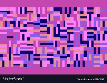 Colorful chaotic random rectangle mosaic pattern vector image