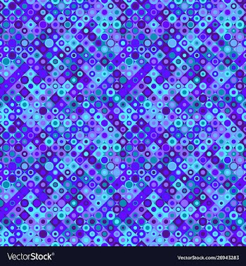 Colorful circle mosaic pattern background vector image