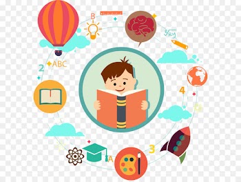 Colorful circles for teaching children 