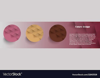 Colorful circles modern abstract composition with vector image