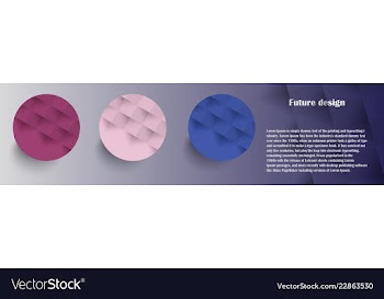 Colorful circles modern abstract composition with vector image