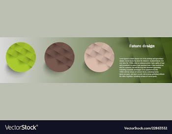 Colorful circles modern abstract composition with vector image