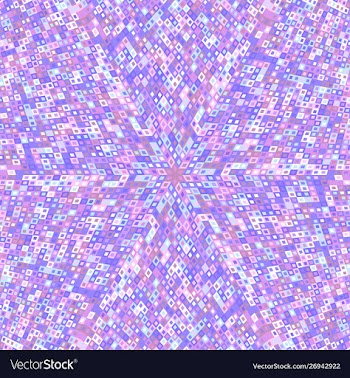 Colorful circular tiled mosaic pattern background vector image