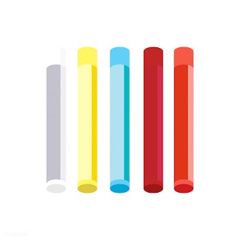 Colorful color crayons isolated on white back.. | Free stock vector - 393816