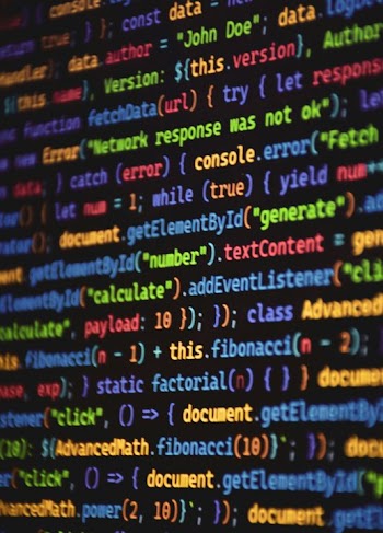 Colorful Computer Code on Screen