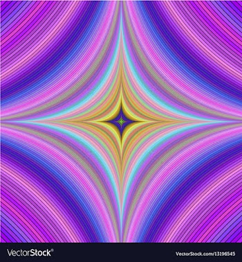 Colorful computer generated fractal background art vector image