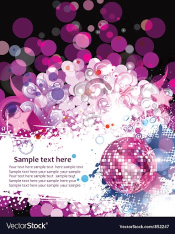 Colorful concert poster vector image